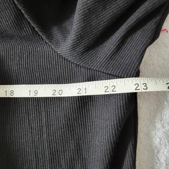 Mia Rose plus check contrast smock dress long sleeve sz 3X - Picture 7 of 8